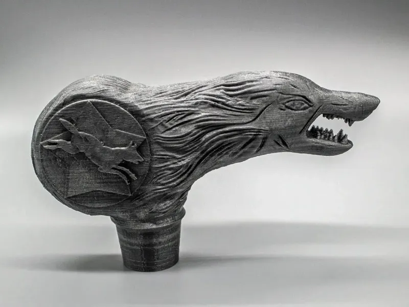 Modello di stampa 3D di Wolfman Cane Top Replica