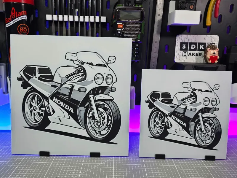 Honda RC30 – Hueforge – 3 Colors