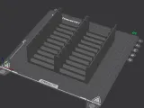 Wall holder for 20 DAT tape cassettes-5