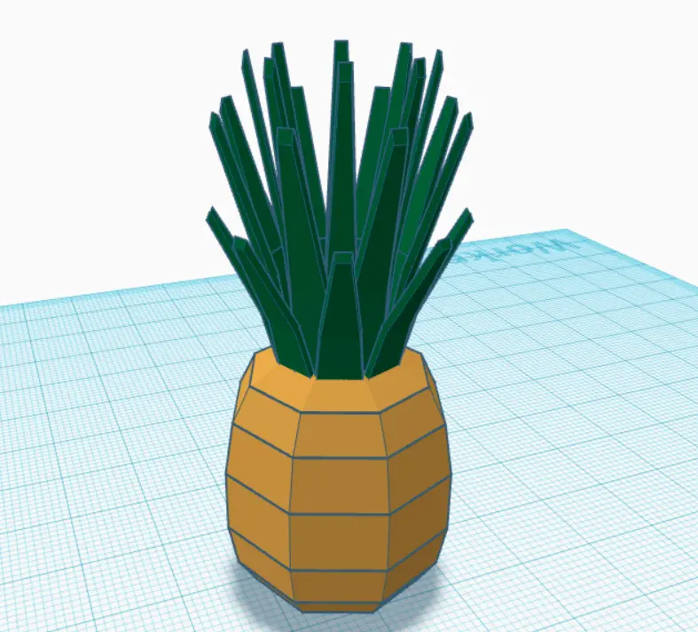 Low Poly Pineapple