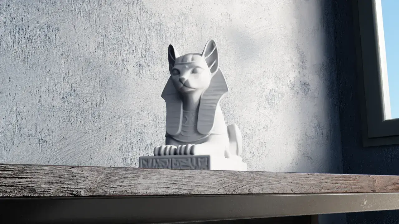 3D Printer Files | 3MF File | Chibi Egyptian Sphinx – Mini Guardian ...