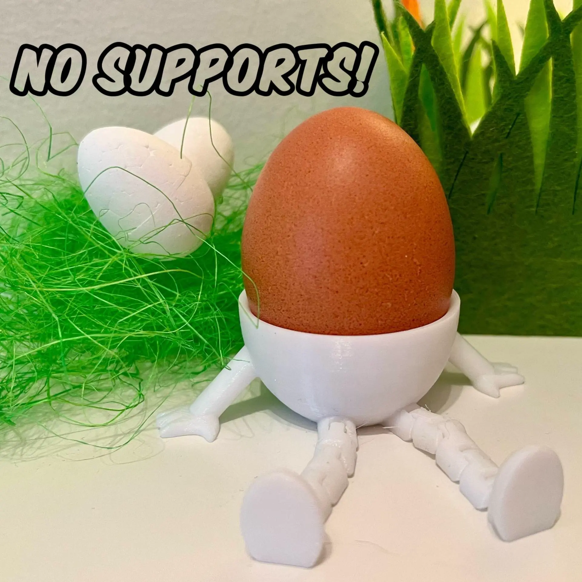 Flexi Egg Cup Buddy (articulated - no supports)