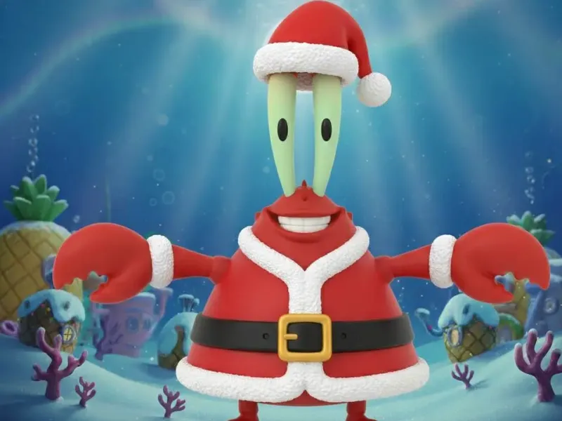 Don cangrejo, Bob esponja, navidad