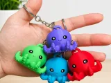 Cute Octopus Keychain NO SUPPORTS-1