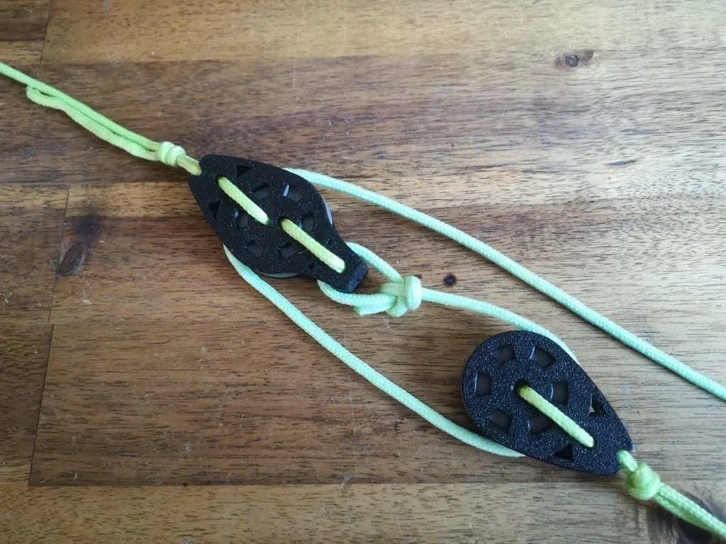 pully (no screw) 4mm rope