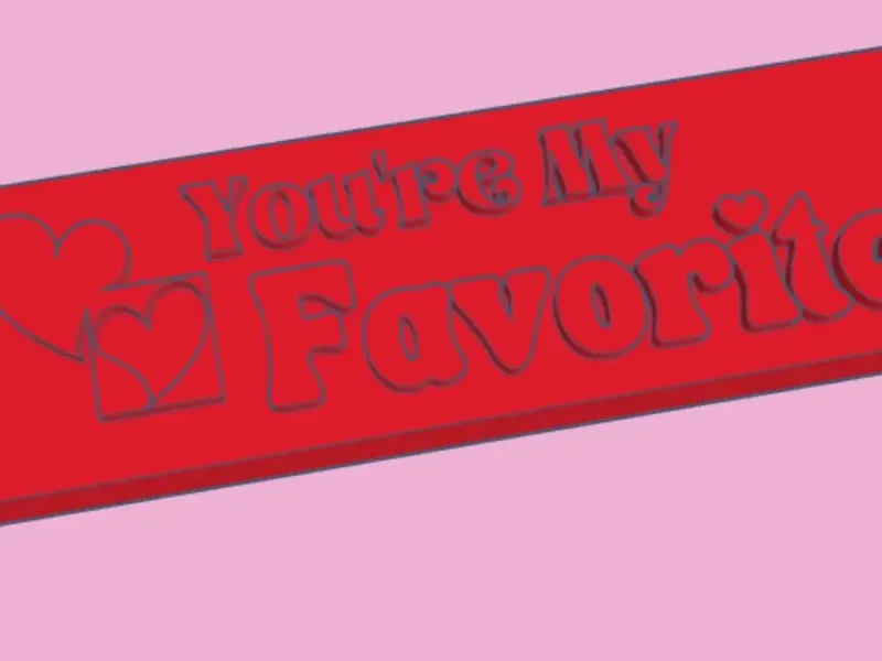 Porte-clés "You're My Favorite