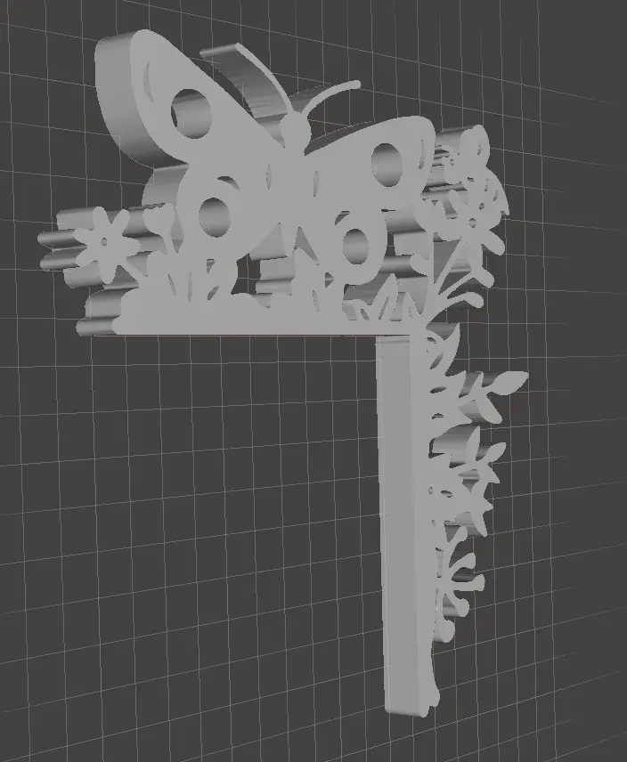 F:\stl\door frame BUTTER FLY AND BEE