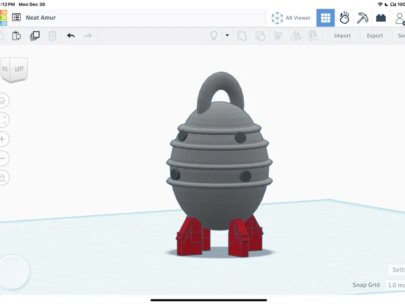 Mini nuke keychain