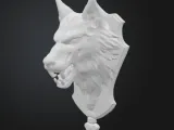 Wolf wall mount-1