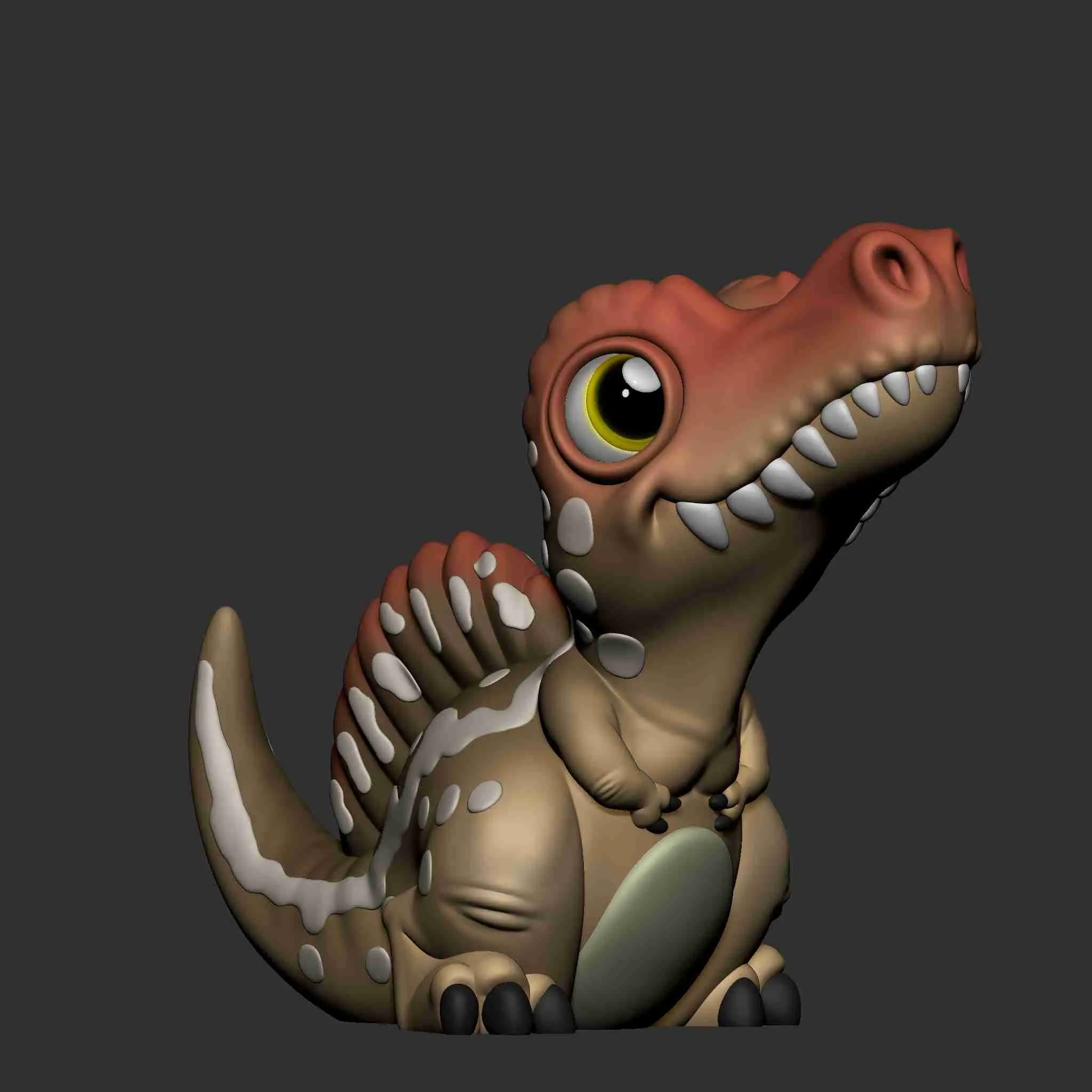 CUTE SPINOSAURUS (PRINT IN PLACE) | 3D models download | Creality Cloud