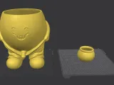 Happy Face Peeing Planter-1