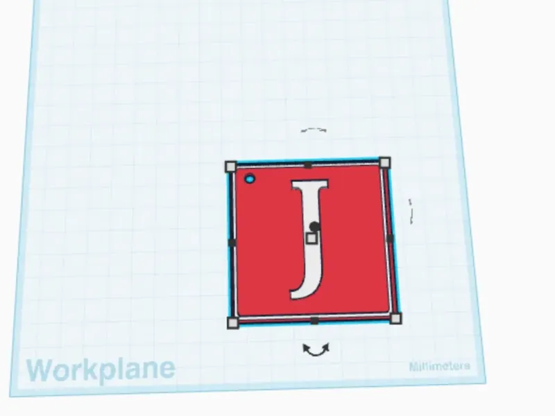 keychain letter J