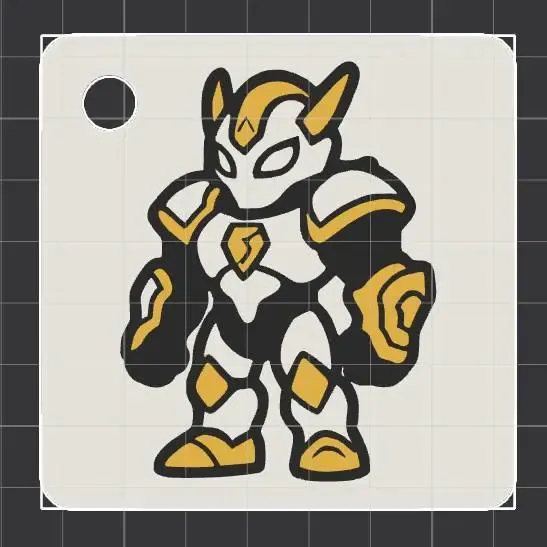 galactic ranger keychain