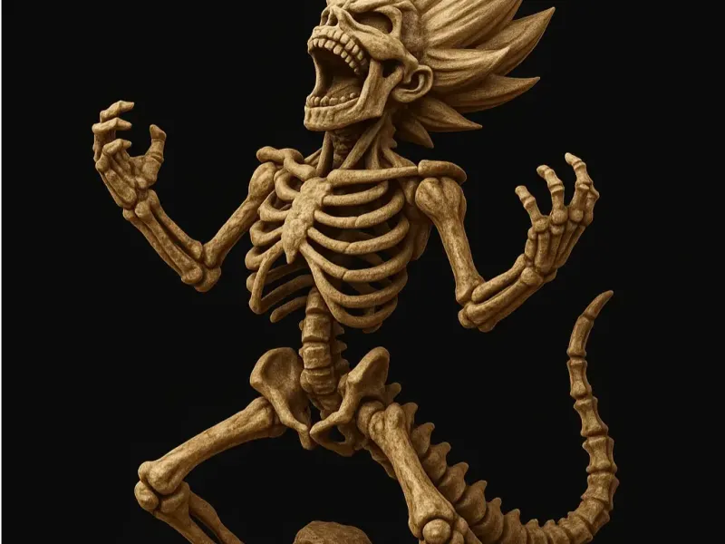 Goku Saiyan Fossil