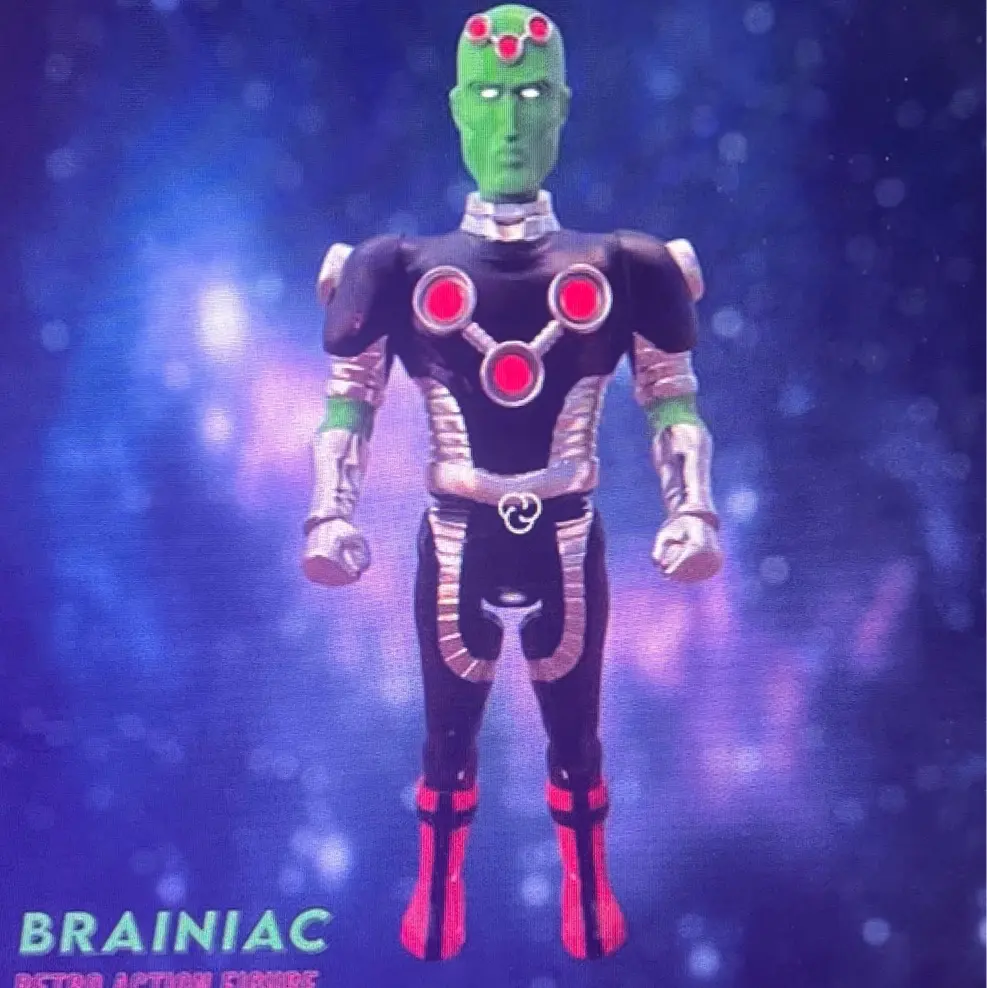 Part 2 Brainiac, retro action figure