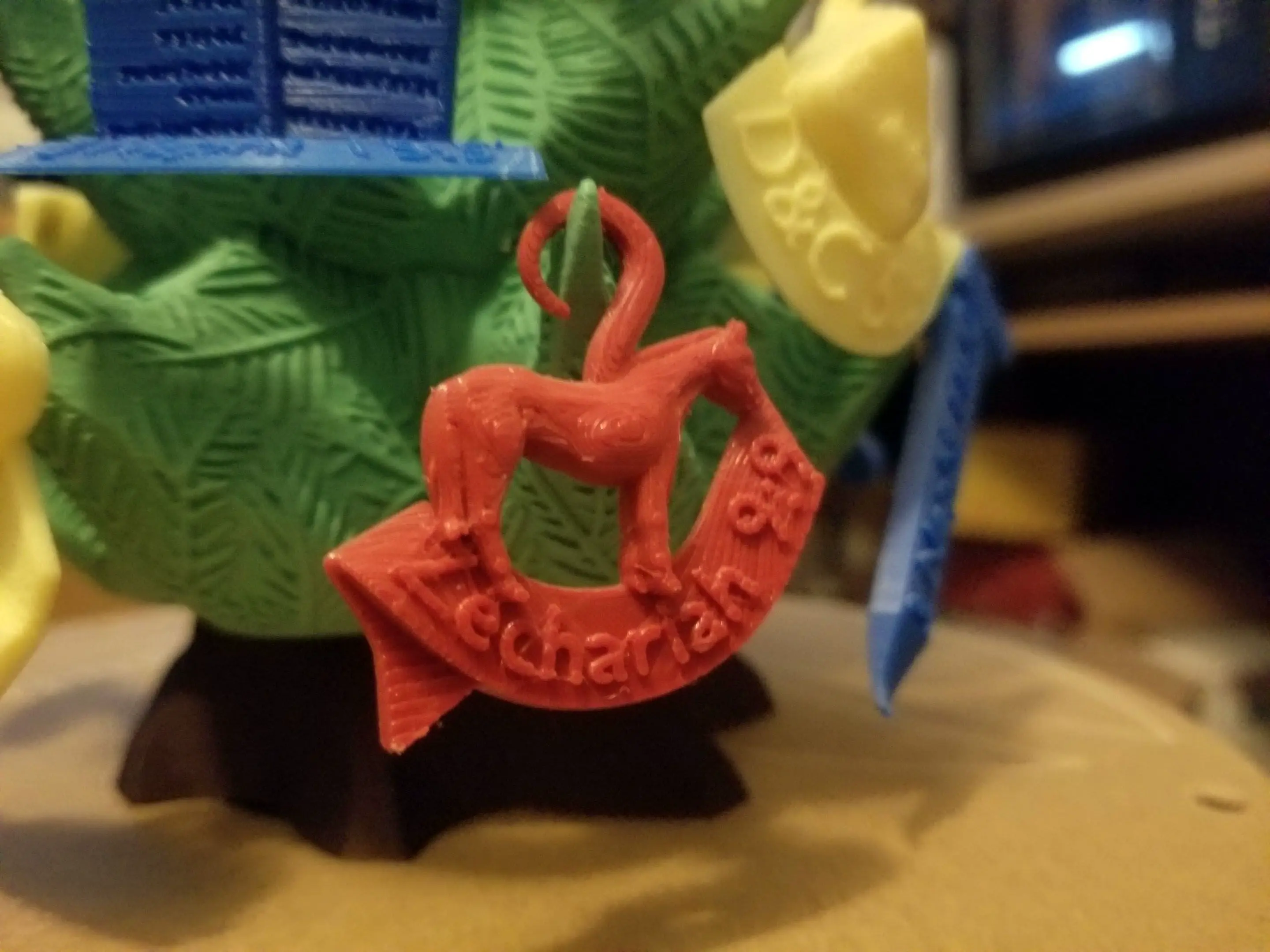 Desktop Christmas Tree with Scripture Ornaments - LDS