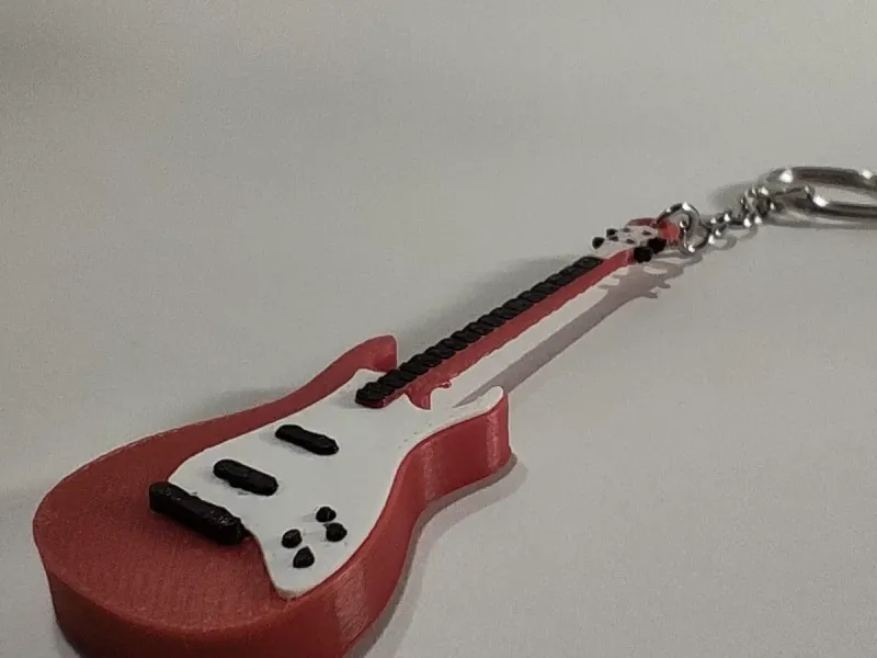E-Gitarren-Schlüsselanhänger