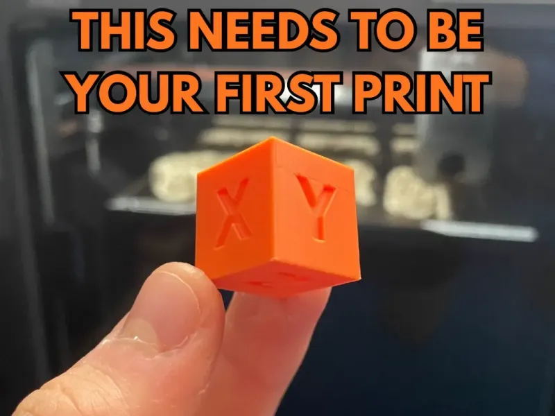 Calibration CUBE- MUST PRINT