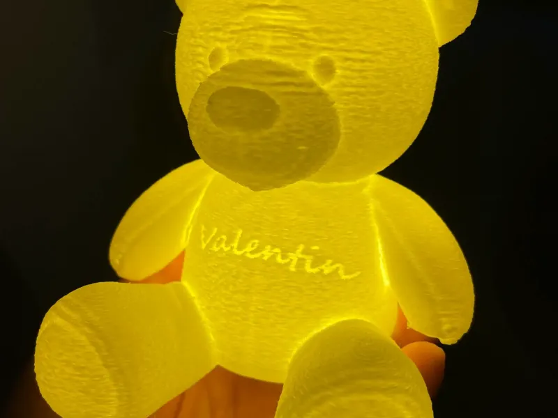Teddy Bär Nachtischlampe