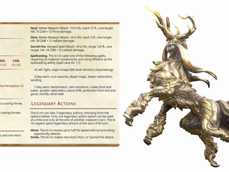 Ki Rin-August 2022 - Monsters of the Multiverse-Presupported