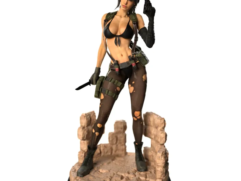 QUIET METAL GEAR SOLID MGSV FAN ART