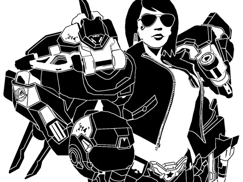 OW Pharah stencil