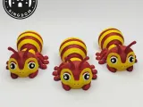 Flexi Tiny Ant, Keycahin version and 3mf files included-3