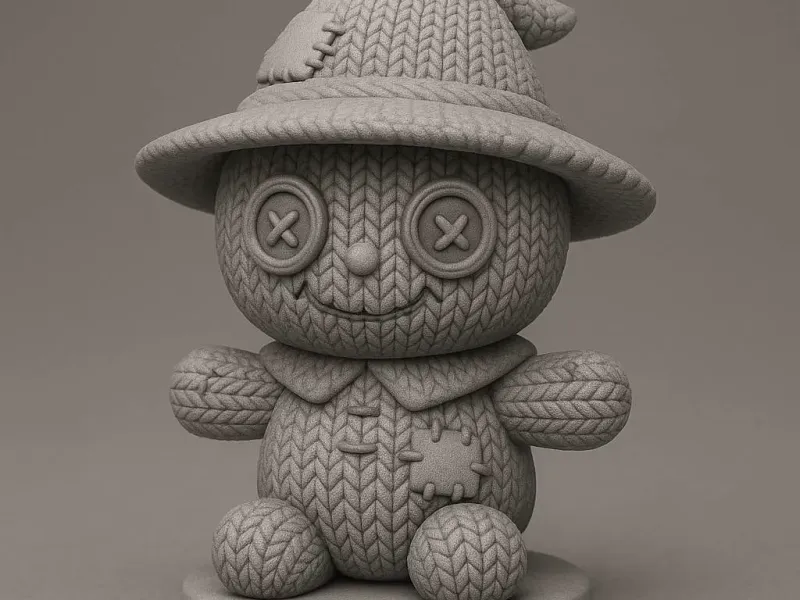 Halloween : Knitted Scarecrow