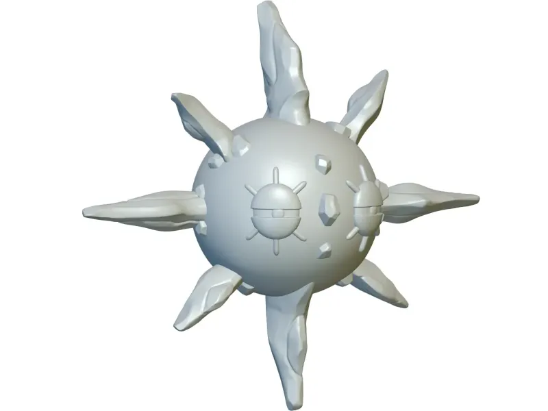 Pokemon Solrock #338 - Ready for 3D Printing!