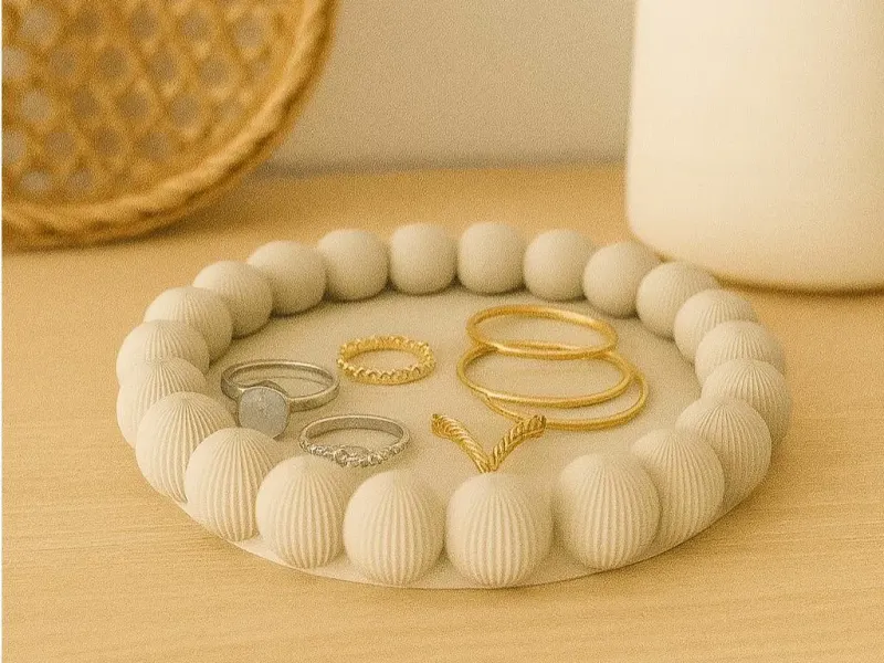 Jewelry tray ORZECH -MOKA Design