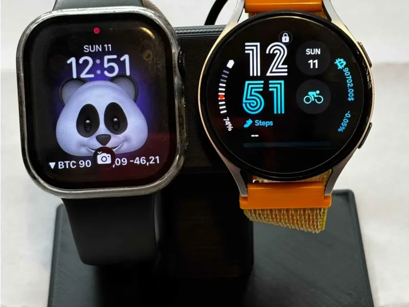 حامل شحن لساعات Apple Watch و Galaxy Watch