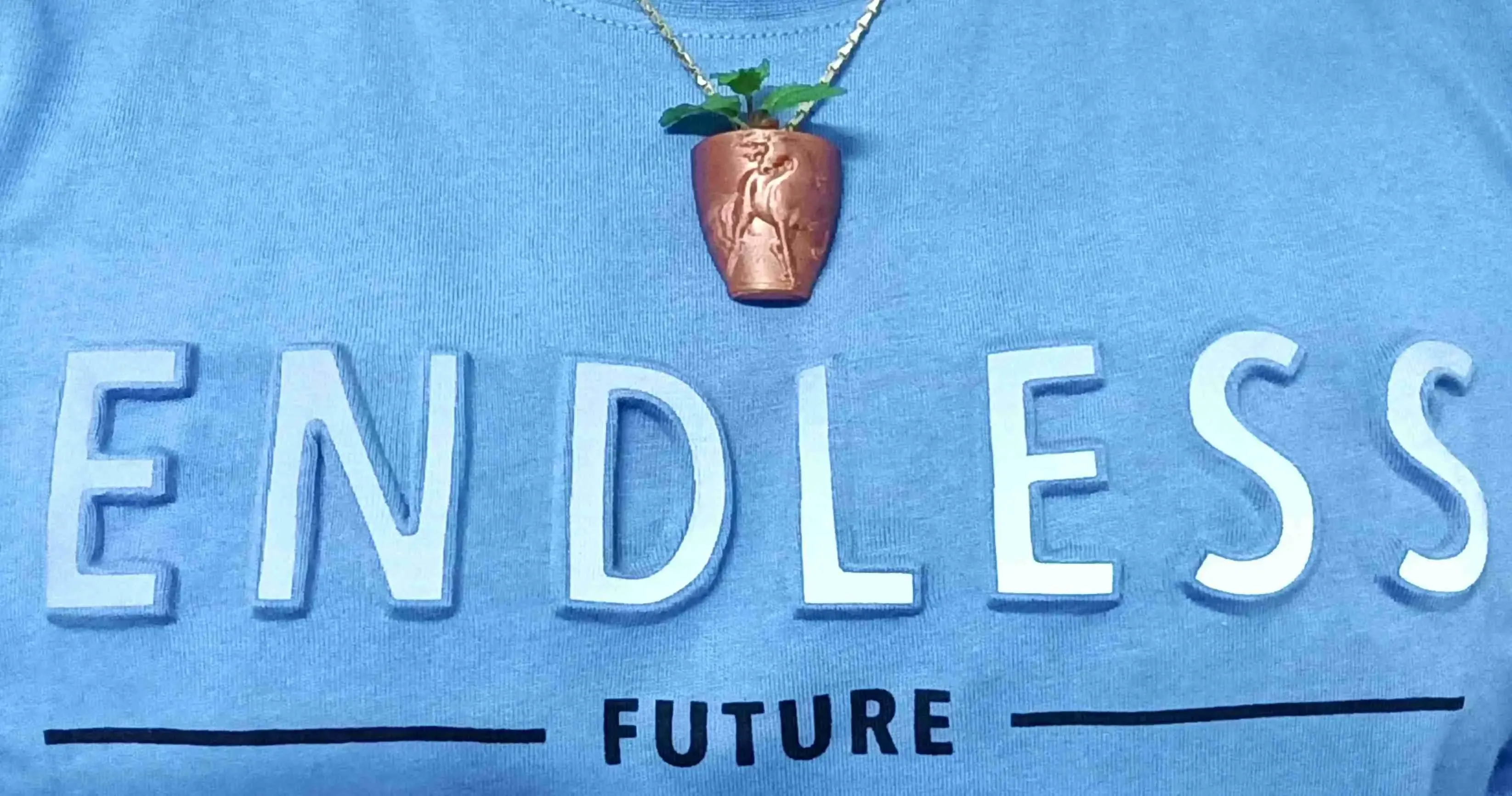 Plant pot pendant and badge collection
