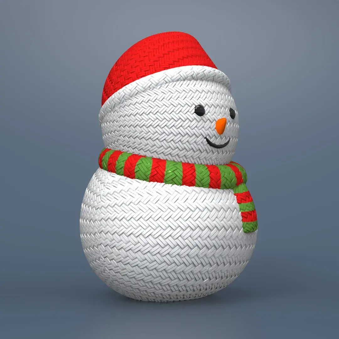Woven Snowman