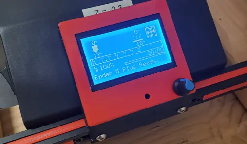 Ender 5 plus Repraps 12864 LCD Mount