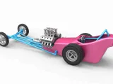 Front engine old school dragster with shell V5 Scale 1:25-6