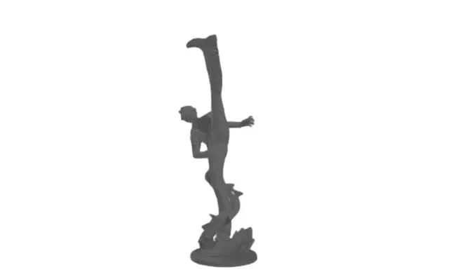 One Piece Sanji Upper Kick Style STL