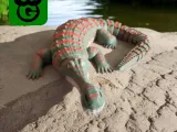 Sarcosuchus, SuperCroc Flexi (Multicolor 3mfs included)-7
