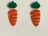 Earring Carrot zanahoria easter egg-0