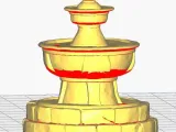 Classic fountain - miniatures warhammer terrain scenery tabl-4