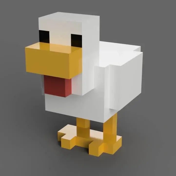 CHICKEN / POLLO / MINECRAFT / ASSEMBLEABLE / ENSAMBLABLE