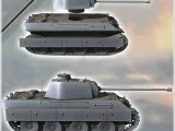 Panther Ausf. G (15mm) - miniatures tank ww2 flames war bolt-1