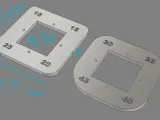 Woodworking Router Corner Radius Templates Jig R10 to R45 Ro-1