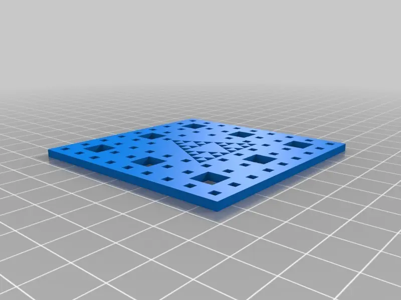 Sierpinski Triangles and Carpets | 3D models download | Creality Cloud