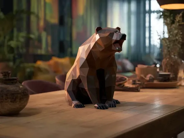 Polygonal Bear 02
