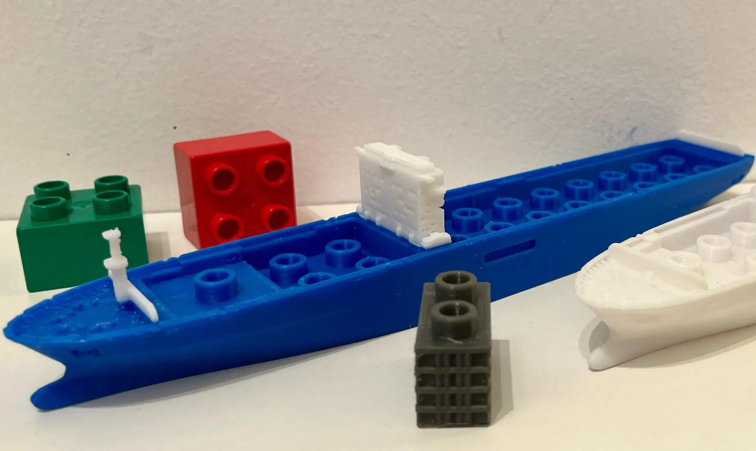 3D Printer Files | 3MF File | Lego Duplo Container Ship (floating & no ...