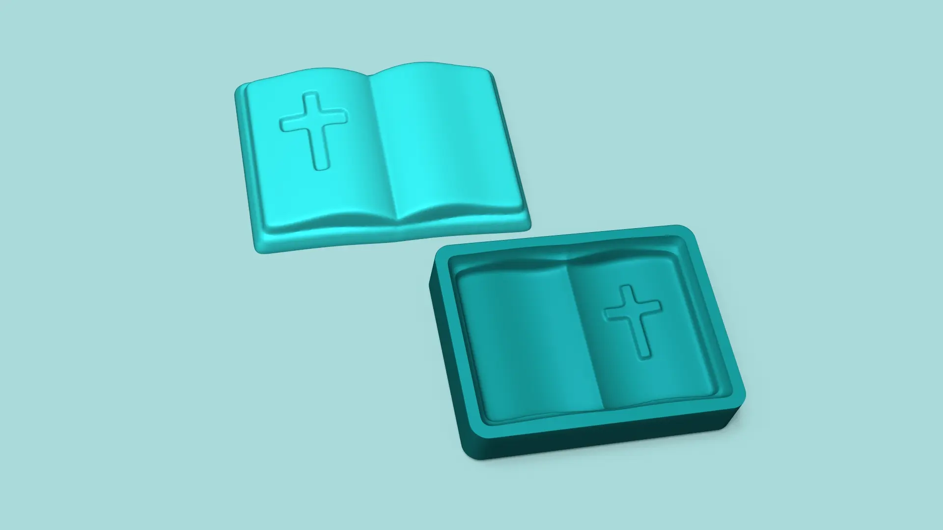 Holy Bible Mold 02 - Silicon Maker - Template