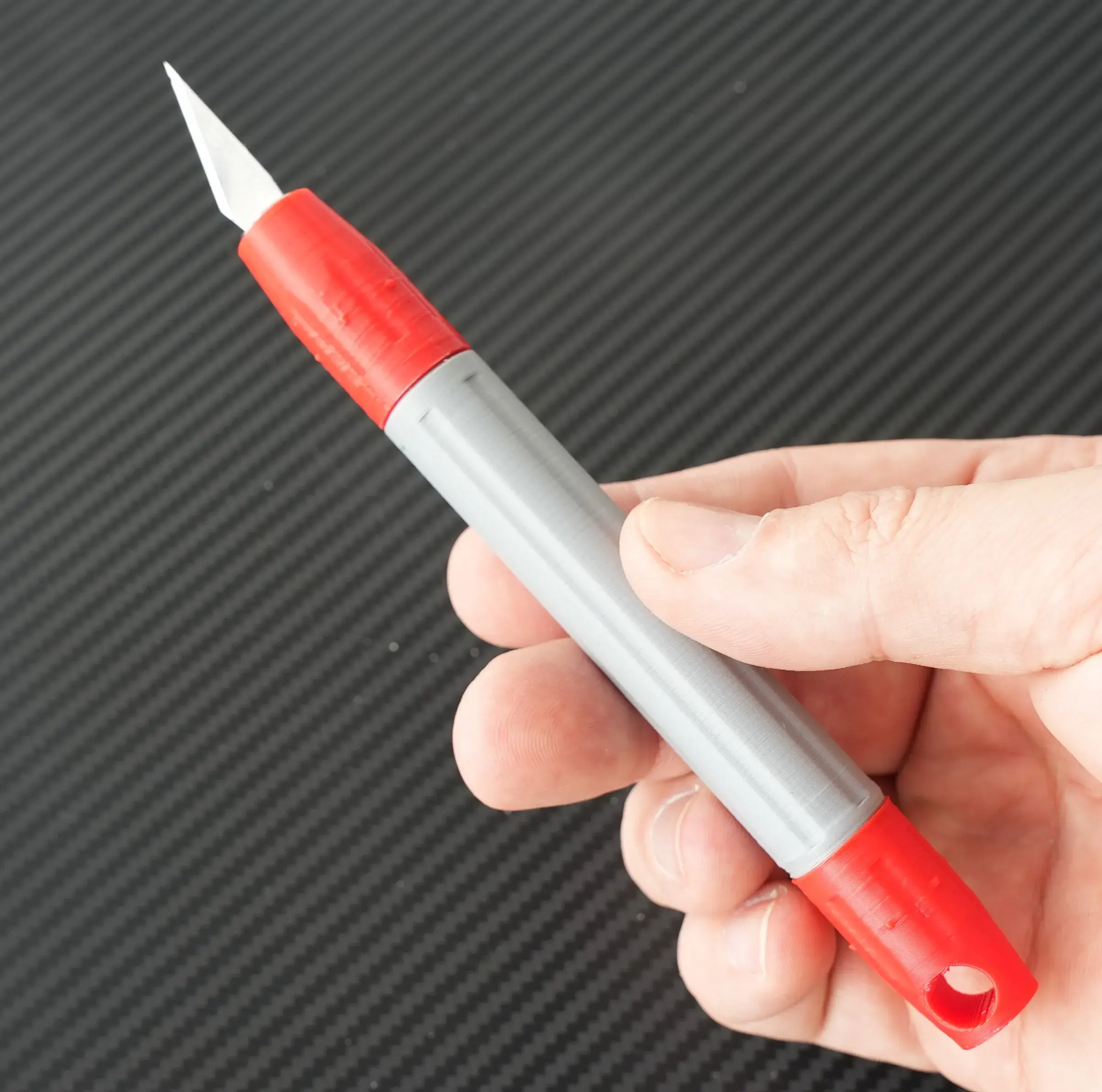 Hobby Knife Blade Holder and storage