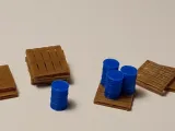 Oil Drums - OIL Drum - HO scale - 1:87 - (60L-120L-200L)-3