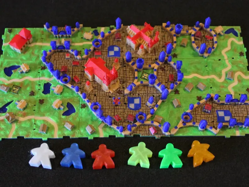Rifraf 3D Carcassonne Uitbreiding 1 Herbergen & Kathedralen