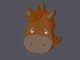 Horse Head - Farm Animals - Earring & Pendant v2-1